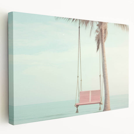 Large abstract canvas art with vibrant blue and green swirls, ideal for kitchen wall art.