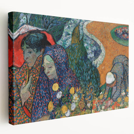 Vincent van Gogh-inspired painting on stretched canvas with swirling blue and yellow tones, suitable for kitchen wall art.