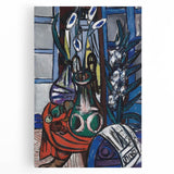 Modern Wall Art - Large Still Life Interior (Blue) by Max Beckmann