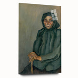 Modern Wall Art - Old Age by Konštantín Bauer in Subdued Greens