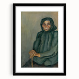 Modern Wall Art - Old Age by Konštantín Bauer in Subdued Greens