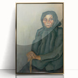 Modern Wall Art - Old Age by Konštantín Bauer in Subdued Greens