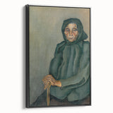 Modern Wall Art - Old Age by Konštantín Bauer in Subdued Greens