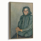 Modern Wall Art - Old Age by Konštantín Bauer in Subdued Greens