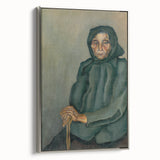 Modern Wall Art - Old Age by Konštantín Bauer in Subdued Greens