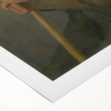 Modern Wall Art - Study of a Seated Old Man by Lajos Csordák