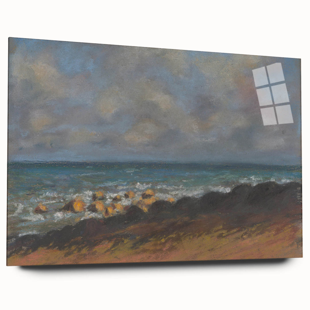 Abstract Coastal Scene - Modern Wall Art for Trendy Home Decor