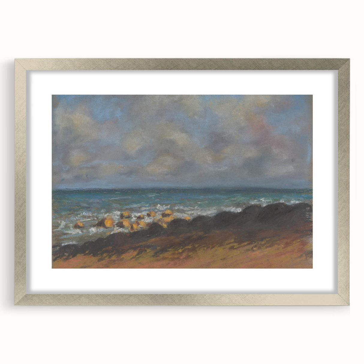 Abstract Coastal Scene - Modern Wall Art for Trendy Home Decor