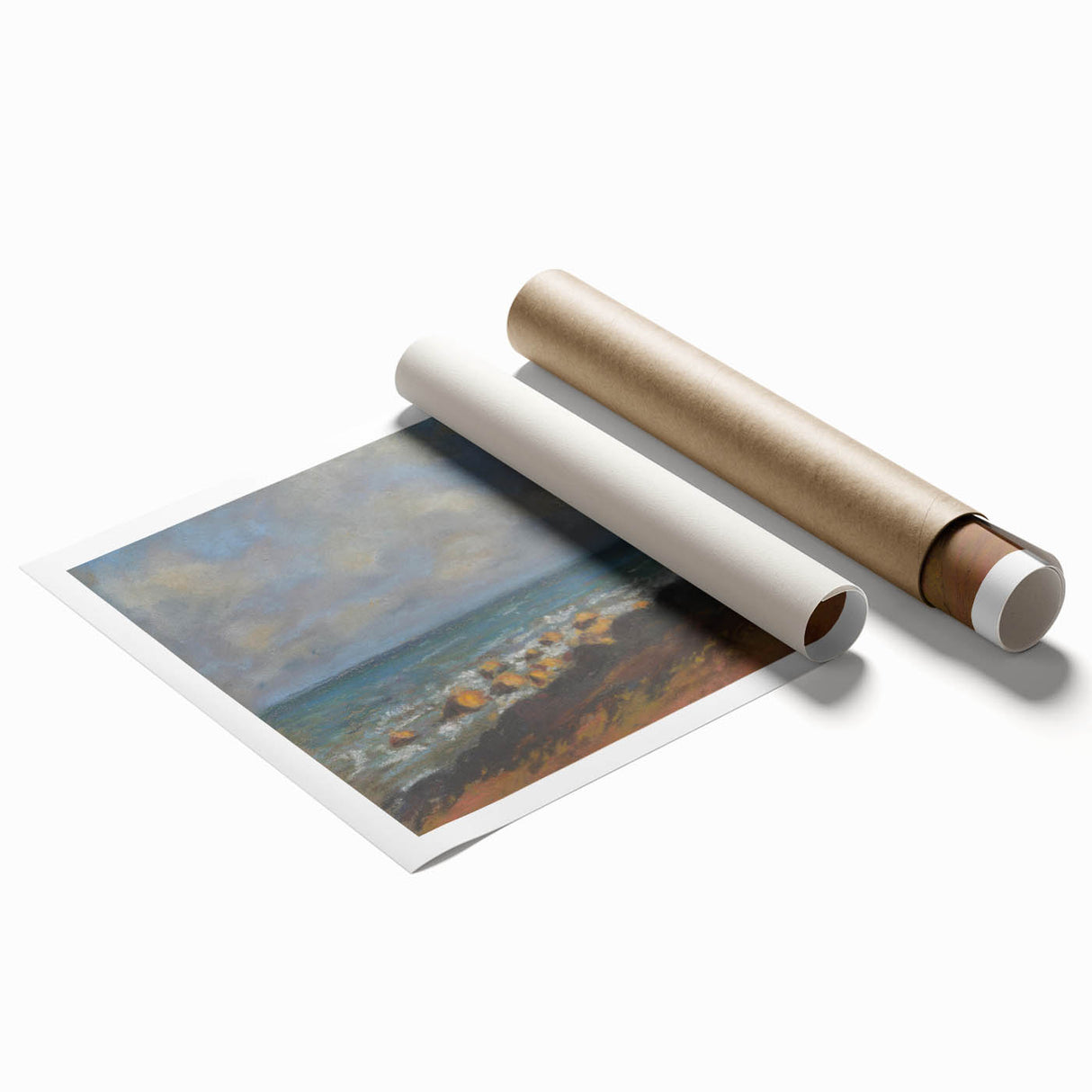 Abstract Coastal Scene - Modern Wall Art for Trendy Home Decor