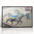 Dynamic Circus Performance - Abstract Modern Wall Art Print