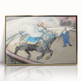 Dynamic Circus Performance - Abstract Modern Wall Art Print