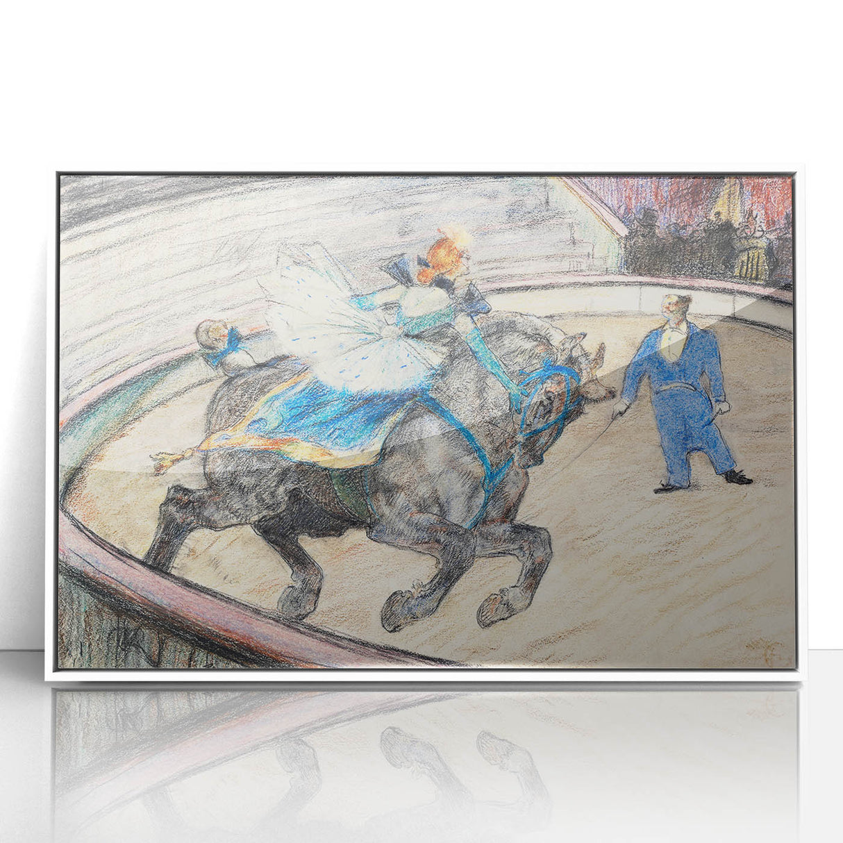 Dynamic Circus Performance - Abstract Modern Wall Art Print