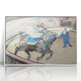Dynamic Circus Performance - Abstract Modern Wall Art Print