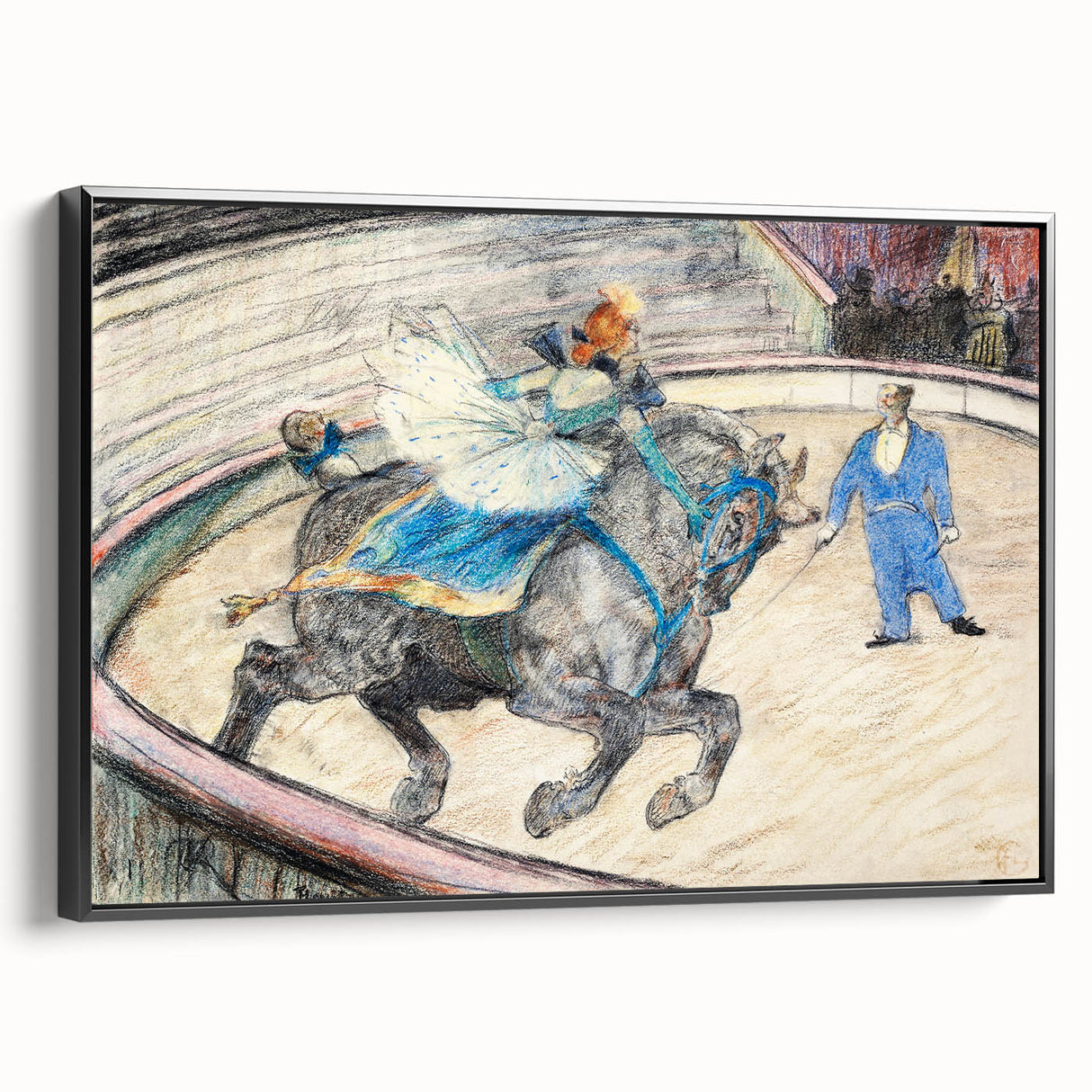 Dynamic Circus Performance - Abstract Modern Wall Art Print