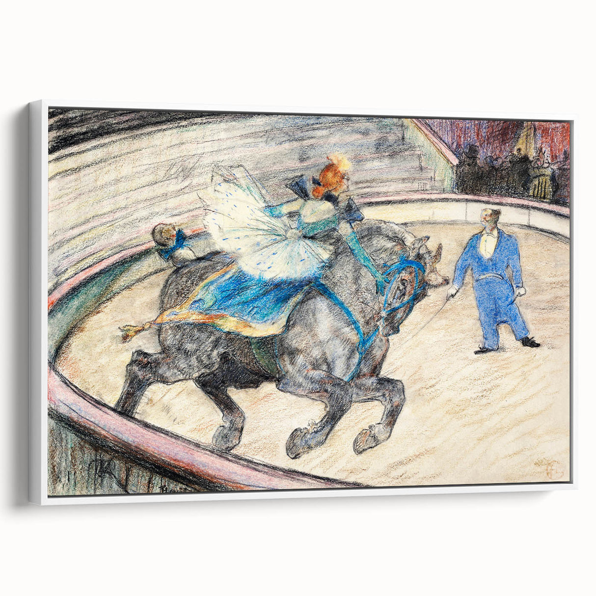 Dynamic Circus Performance - Abstract Modern Wall Art Print