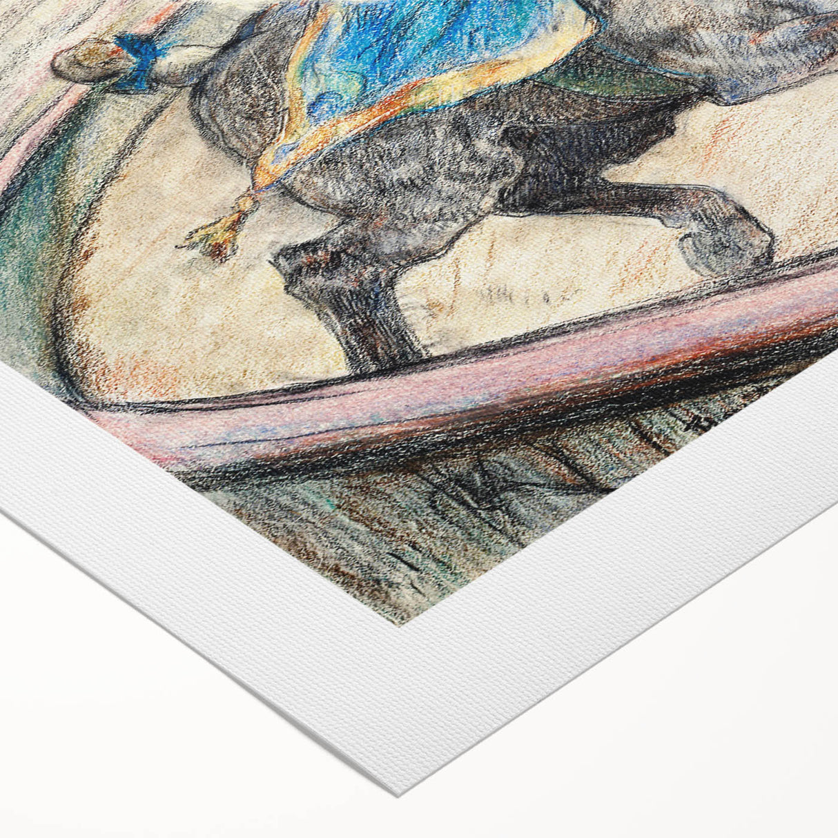Dynamic Circus Performance - Abstract Modern Wall Art Print