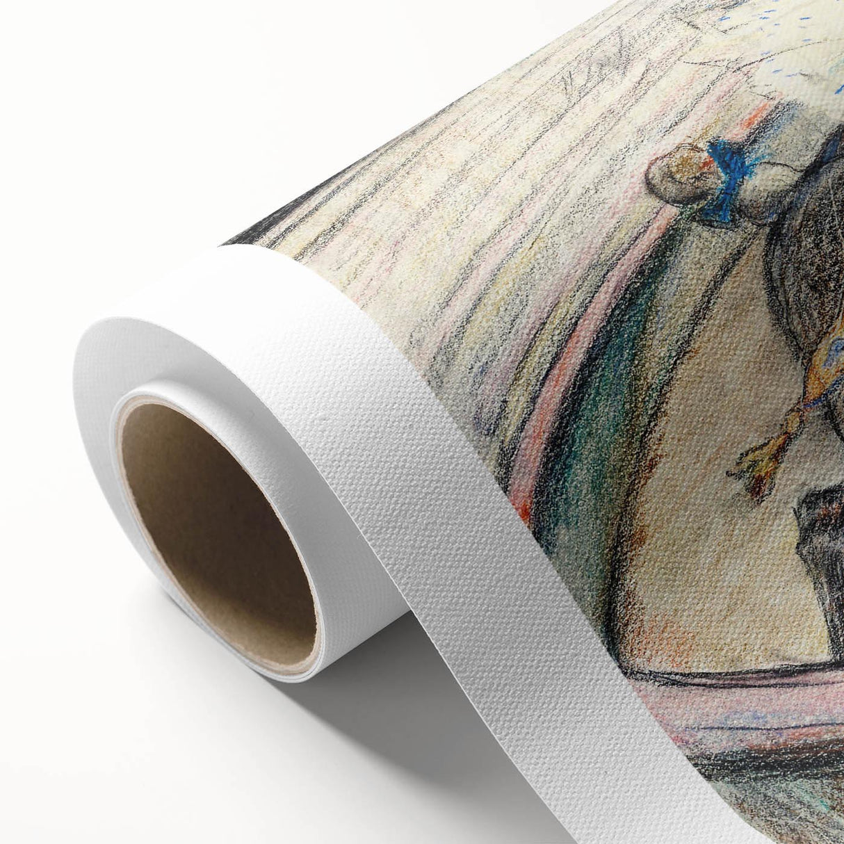 Dynamic Circus Performance - Abstract Modern Wall Art Print
