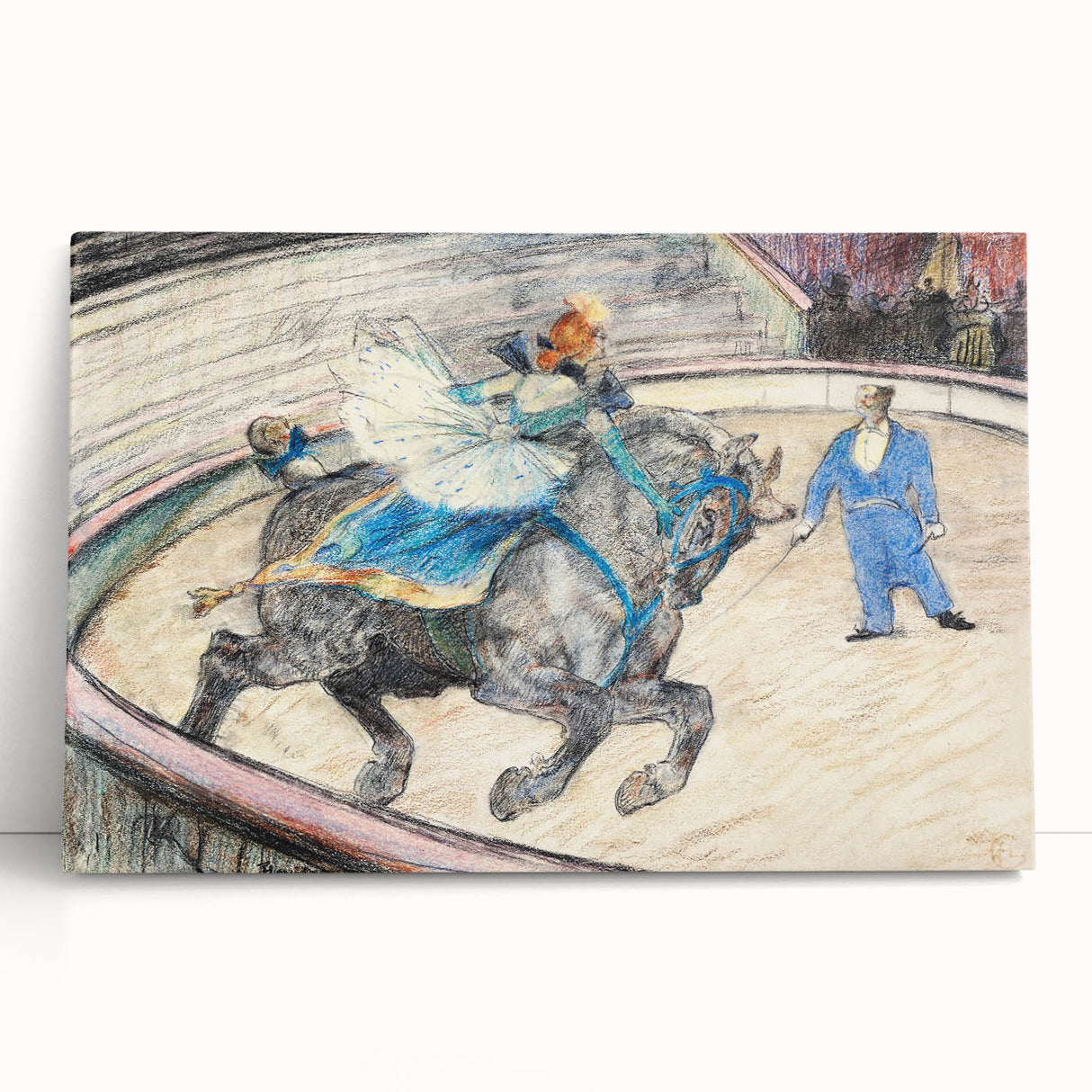 Dynamic Circus Performance - Abstract Modern Wall Art Print
