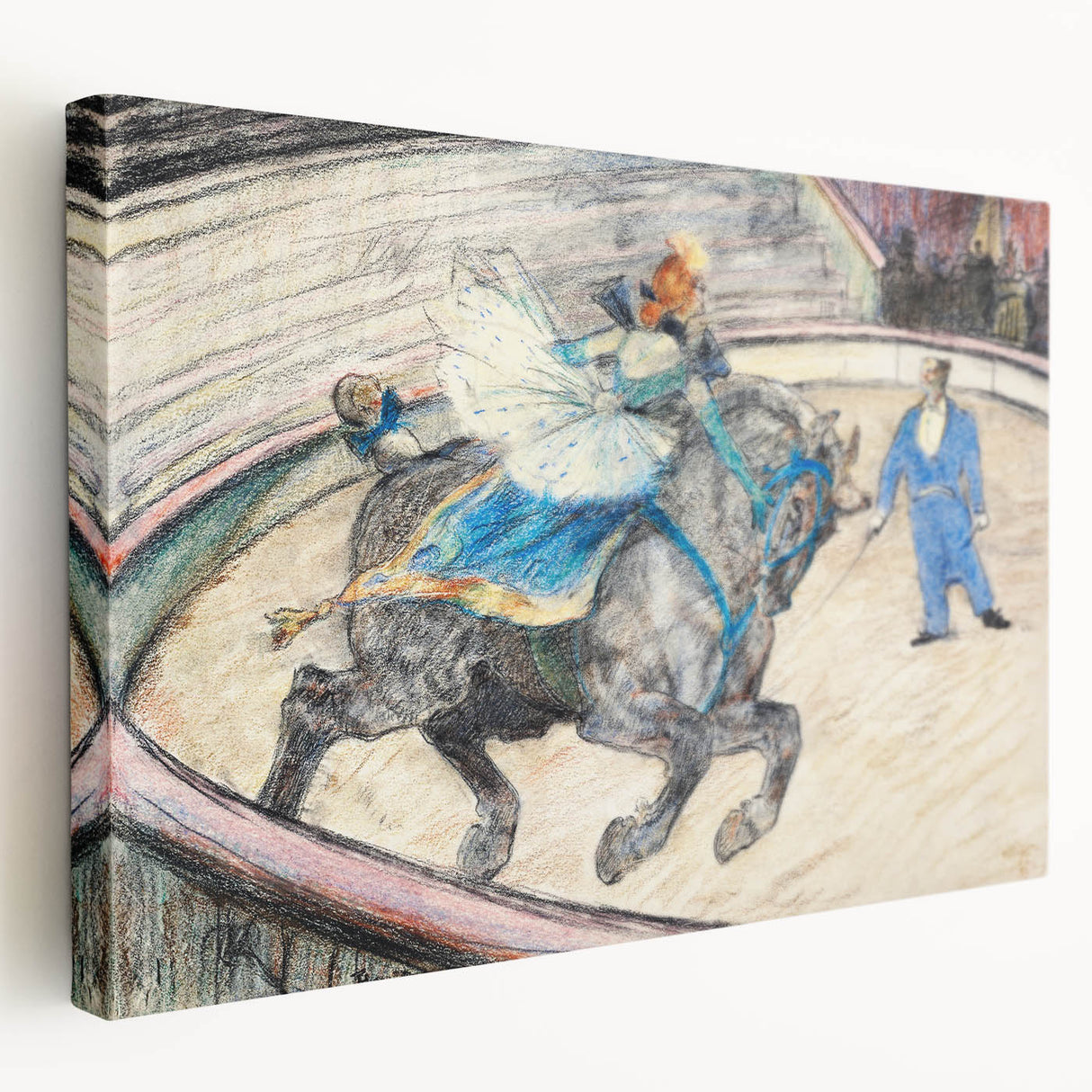 Dynamic Circus Performance - Abstract Modern Wall Art Print