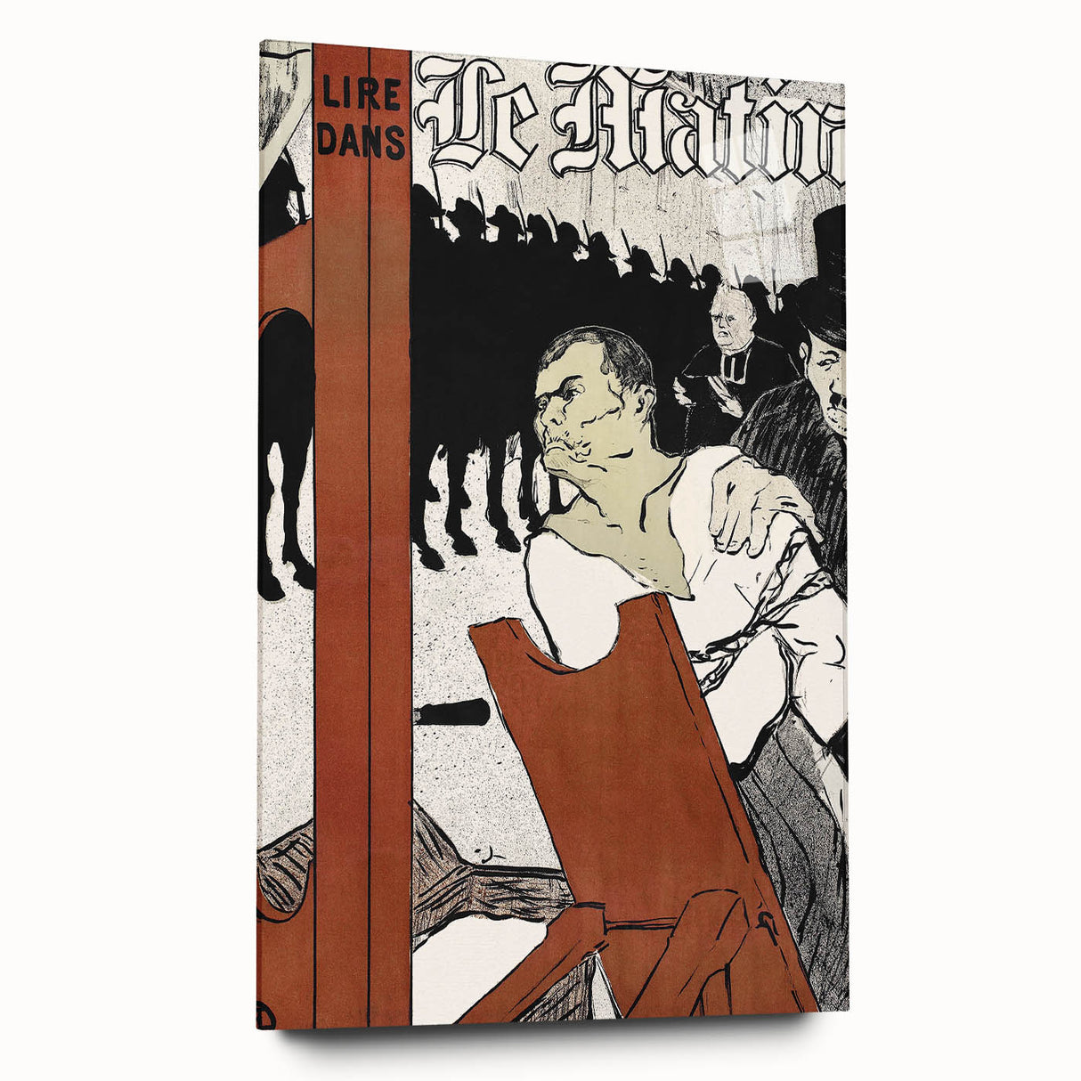 Bold Wall Art - Au Pied de l’Échafaud by Henri de Toulouse-Lautrec
