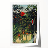 Monkeys and Parrot in the Virgin Forest by Henri Rousseau