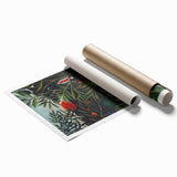 Monkeys and Parrot in the Virgin Forest by Henri Rousseau