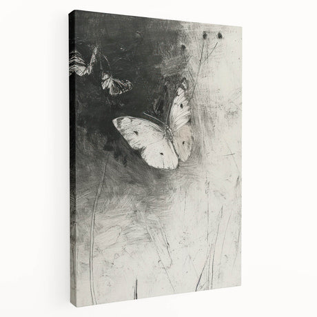 Stretched canvas artwork depicting vibrant animal designs with intricate details, showcasing a side view. Ideal for nature-themed decor, enhancing any room's aesthetic.