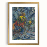 Expressionism Wall Art - Hunter in Blue Forest by Arnold Peter Weisz