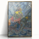 Expressionism Wall Art - Hunter in Blue Forest by Arnold Peter Weisz