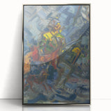 Expressionism Wall Art - Hunter in Blue Forest by Arnold Peter Weisz
