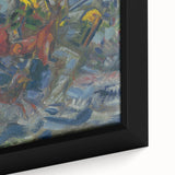 Expressionism Wall Art - Hunter in Blue Forest by Arnold Peter Weisz