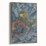Expressionism Wall Art - Hunter in Blue Forest by Arnold Peter Weisz