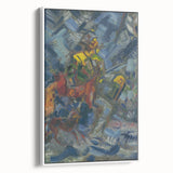 Expressionism Wall Art - Hunter in Blue Forest by Arnold Peter Weisz