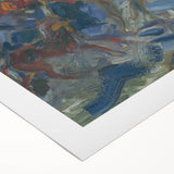 Expressionism Wall Art - Hunter in Blue Forest by Arnold Peter Weisz