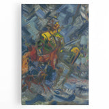 Expressionism Wall Art - Hunter in Blue Forest by Arnold Peter Weisz