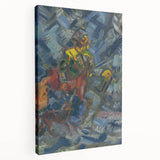 Expressionism Wall Art - Hunter in Blue Forest by Arnold Peter Weisz