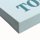 Large art depicting a monochrome landscape painting on stretched canvas, ideal for bedroom wall decor.