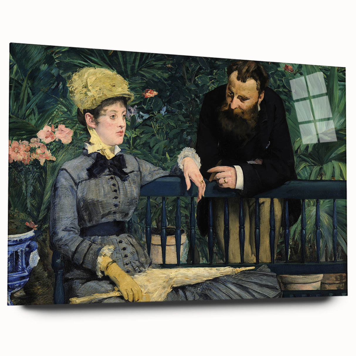 Impressionist Wall Art - In the Conservatory by Edouard Manet Print