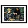 Impressionist Wall Art - In the Conservatory by Edouard Manet Print