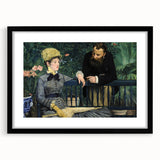 Impressionist Wall Art - In the Conservatory by Edouard Manet Print