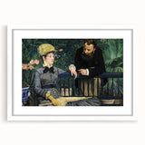 Impressionist Wall Art - In the Conservatory by Edouard Manet Print