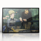 Impressionist Wall Art - In the Conservatory by Edouard Manet Print