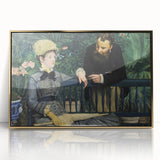 Impressionist Wall Art - In the Conservatory by Edouard Manet Print