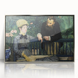 Impressionist Wall Art - In the Conservatory by Edouard Manet Print