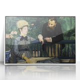Impressionist Wall Art - In the Conservatory by Edouard Manet Print