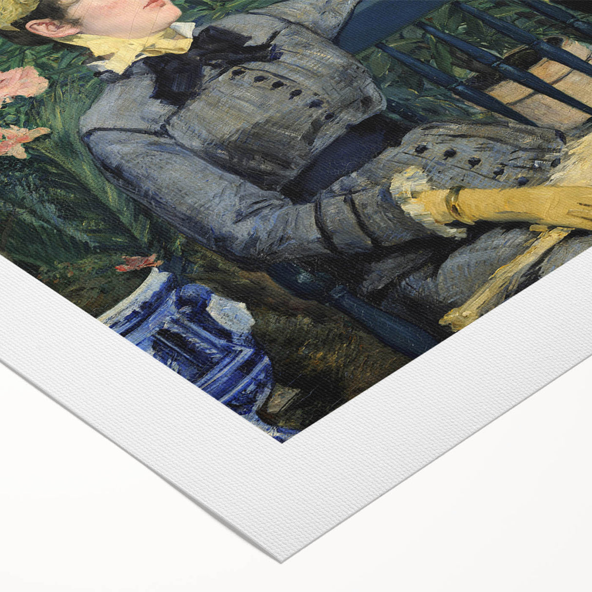 Impressionist Wall Art - In the Conservatory by Edouard Manet Print