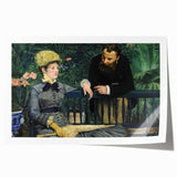 Impressionist Wall Art - In the Conservatory by Edouard Manet Print