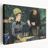 Impressionist Wall Art - In the Conservatory by Edouard Manet Print
