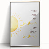 You Are My Sunshine Print - Children's Wall Decor