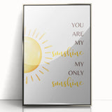 You Are My Sunshine Print - Children's Wall Decor